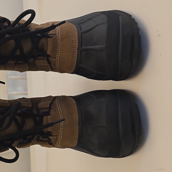 Kamik Weatherproof Winter Snow Boots Insulated Lace Up Brown Black Size 7 - Picture 6 of 17